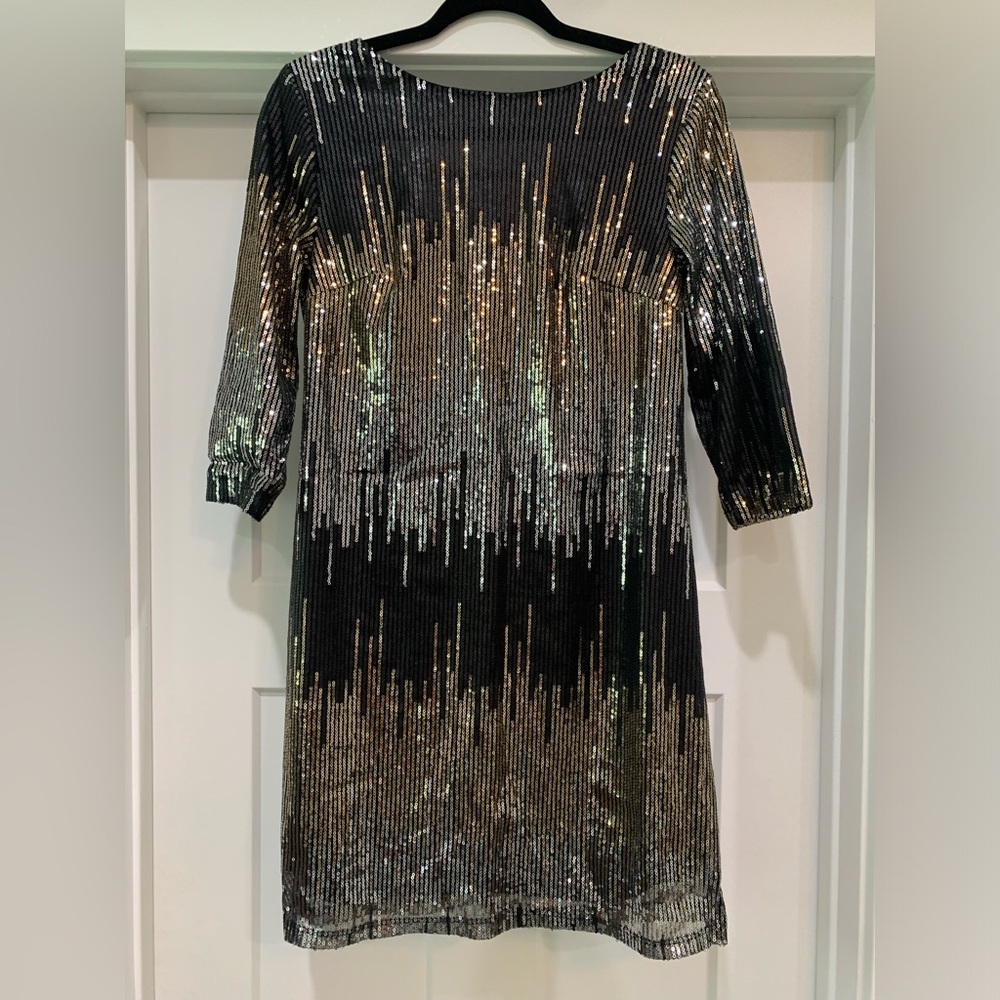 Sequin Shift Dress